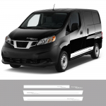 4 tk auto k&uuml;lgukse kleebised vin&uuml;&uuml;lkleebised Nissan NV200 Evalia jaoks pikad triibud stiilikujundus tuning auto Glossy Black