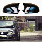 Volkswagen Jetta MK5 2tk l&auml;ikivmust auto tahavaatepeegli kattekorkidele Jetta V 1K2 TSI TDI TFSI GLI 2005-2010 kerekomplektidele Gloss Black