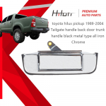 69090-0K060 Kroomitud metallist tagaluugi tagav&auml;rava v&auml;limine k&auml;epide sobib Toyota Hilux Vigo 2004-le -
