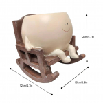 Kiiktool Lillepoti vaiguga sise&otilde;ue dekoratiivne mahlakas istutusmasin Aia k&auml;sit&ouml;&ouml; ornament