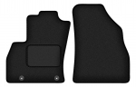 Dywaniki samochodowe prz&oacute;d do: Fiat Qubo kombivan (2008-2020) czarne