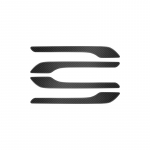 For Tesla 2025 Model 3 Y Highland Sticker tallation Dry Carbon Fiber Material Exterior Door Handles Tuning Bright carbon 2025 Bright carbon