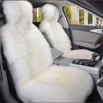 Soojad pl&uuml;&uuml;&scaron;ist autokatte katted Universaalsed pikakarvalised auto esiistme kaitsepadi Mat Auto tarvikutele Autokatte kaitsja 1pc Pure white
