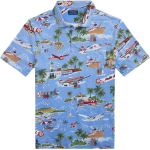 Polo Ralph Lauren Polo Bear Standard Fit Surf Series Linane Puuvillane Segu Polo S&auml;rk Meeste pealisr&otilde;ivad Taevasinine 710966450-001 S