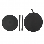 Kokkupandav &uuml;mmargune telkimislauad alumiiniumisulamist t&otilde;stetav kaasaskantav pikniku telkimislauad isejuhtimiseks RV varustus Matte Black