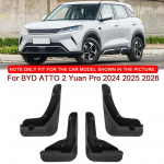 BYD ATTO 2 Yuan Pro 2024 2025 2026 Autode Stiilile ABS Autode Porilapatsid Pritsmekaitse Porikaitse Porilapatsid Esi- ja Tagaporitiiba Tarvik must