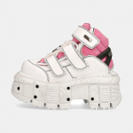 Hispaania Rock Retro Punk Metall Muffin Nahk Naiste K&otilde;rgendatud Tume Platvorm Isa Vabaaeg Paar Meeste Kingad 8 Cm 35 roosa