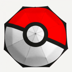 Pokeball, Pok&eacute;mon Automaatselt Avanev/Sulev Vihmavari Kokkupandav Vihmavari, Kaasaskantav Kompaktne T&auml;iuslik Kingitus S&uuml;nnip&auml;evaks, J&otilde;uludeks0809182