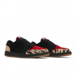Air Jordan SoleFly x Air Jordan 1 Low Retro OG SP Everglades DN3400-001 EU 40.5 punane/must