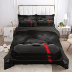 3D tr&uuml;kiga autod s&otilde;idukid Voodipesukomplekt 3D tr&uuml;kitud Sobib magamistuppa Tekikott komplekt padjap&uuml;&uuml;ridega Lapsed Kodu tekstiil AU Single(140*210cm)3pcs