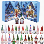 r Gift &ndash; 24 Days Countdown To With Gnome-themed Pendants And Ornaments One Size