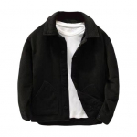 Meeste velvetist jakk Talvine soe ja paks mantel vabaaja rev&auml;&auml;rkraega veoauto jakk Vintage retro t&auml;navar&otilde;ivad igap&auml;evaseks kandmiseks t&ouml;&ouml;le s&otilde;itmiseks L must