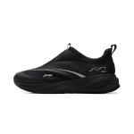 Li Ning SOFT GO 2 Cushioning Slip Resistant Abrasion Resistant Breathable Lightweight Low top Casual Shoes Men's Black AGLV005-1 43
