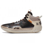 Li Ning Badfive 3 Flat Cushioning, Wear Resistant Mid top Basketball Shoes Men's Umber ABFT025-1 41