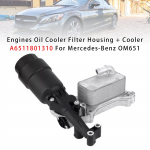 Mootori &otilde;lijahuti filtrikorpus + jahuti A6511801310 Mercedes-Benz OM651 jaoks