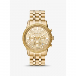 Michael Kors Suur Hutton Kuldse Tooniga K&auml;ekell MK8953 kuld