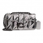 Coach Tabby 20 Logo Pehme Tekstuuriga Nahast &Otilde;la Crossbody Kott V&auml;ikesed Naiste kotid Valge S&uuml;si CW596-V5XAU Basic Set (Bag+Dust Bag)