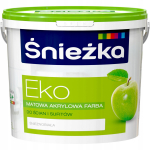 Śnieżka EKO valge h&uuml;poallergeenne akr&uuml;&uuml;lv&auml;rv seintele ja lagedele 5L