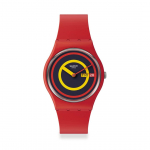 Swatch SWATCH CONCENTRIC RED GENT BIOSOURCED K&auml;ekell SO28R702