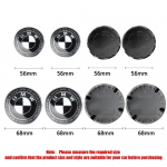 4 tk 56 mm 68 mm BMW embleem BMW veljekorkidele BMW 3. seeria 5. seeria E60 E90 F10 F30 E46 E39 X5 E53 E70 E38 Z4 jaoks