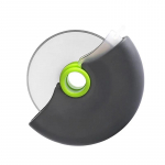 Roostevabast terasest &uuml;mmarguse rattaga l&otilde;ikamisnuga pitsa jaoks kaanega rulliga Taignal&otilde;ikur L&otilde;ikur Kondiitritooted K&ouml;&ouml;k K&uuml;psetustarvikud T&ouml;&ouml;riistad punane