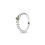 Pandora August Kevadroheline Helmes Ehted Metall 925 H&otilde;be Kristall S&otilde;rmus Naiste s&otilde;rmused 198867C1054 Box,52