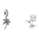 Pandora Moments Moodne Trend Helendav Palmipuu 925 H&otilde;be Kuupmeetriline Tsirkooniumoks&uuml;&uuml;d Ehted Naiste ehted 791540CZ Silver