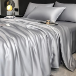 Tencel suvine jahutav tekikomplekt 4-osaline j&auml;ise siidi konditsioneeritekk pestav &otilde;huke voodipesu magamistoa jaoks Double Quilt 180x220cm