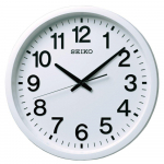 Seiko Kella Seinakell Kontor Satelliitraadio GP202W Kell, T&uuml;&uuml;p, Suur, Laine, Analoog, Valge, valge