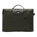 Longchamp Le Pliage Green 37 L&otilde;uend &Ouml;koloogiliselt S&otilde;bralik T&otilde;mblukuga K&auml;epide Nahast Ja L&otilde;uendist Kandekott S&uuml;learvuti Portfell Naiste Kandekott 2182919479 Green