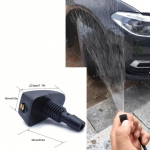 2 tk/komplekt auto universaalne esiklaasipuhasti otsik joa pihusti komplektid sprinkleri veeventilaatori tila kate pesuri v&auml;ljalaskeava reguleerimine punane