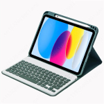 Klaviatuurikate IPadile 10.2 7 8 9. 10. p&otilde;lvkond Funda Pro 11 Air 4 5 3 2 10.9 9.7 10.2 10.5 Vene Hispaania Klaviatuurikatted For iPad 9.7 2018 tumeroheline v&auml;rv