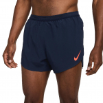 Nike meeste AeroSwift Dri-FIT ADV 4 (10 cm) L&uuml;hikesed jooksup&uuml;ksid voodriga 'Obsidian/Bright Crimson' FN3352-451 XXL