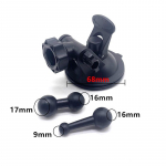 68 mm iminappkinnitus Garmin Dash Cam Mini/Mini 2/Min 3 30 35 45 46 55 56 65W 66W 67W X110 X210 X310/Speak Plus & Nuvi GPS-ile 3 in1 kit