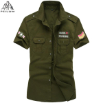 Suur Suurus 6xl Meeste Piloodis&auml;rk L&uuml;hikeste Varrukatega Patchwork Taskutega S&auml;rgid Mehed Armee S&otilde;jav&auml;es&auml;rgid Mees XXXL roheline