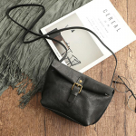 Johnature ehtsast nahast mini Crossbody kotid naistele Vintage naturaalsest pehmest veisenahast &uuml;hev&auml;rvilised mitmek&uuml;lgsed lihtsad &otilde;lakotid must