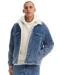 Levi's L&otilde;dvama l&otilde;ikega Sherpa Trucker-jakk A5784-0016 US S beige