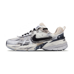 Nike V2K Run Fabric Abrasion Resistant Slip Resistant Abrasion Resistant Slip Resistant Low top City Commuting HJ4497-100(Team1068-) 40 white