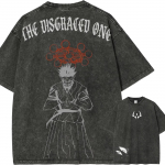 Sukuna The Disgraced One T-s&auml;rk Jujutsu Kaisen T-s&auml;rk Vintage Pestud &Uuml;legabariidiline Retro Anime Harajuku Meeste Streetwear Graafilised R&otilde;ivad L