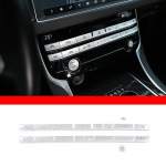 Jaguar XE XEL XF XFL F-PACE 2015-20 jaoks roostevabast terasest auto keskpaneeli kliimaseadme nupu viimistluskleebis auto tarvikud