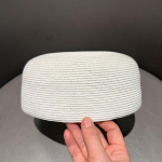 Retro Pillbox M&uuml;ts 2026 &Otilde;lg Baret Fedora M&uuml;ts &Otilde;lg M&uuml;ts Daamide Euroopa Uudsus Lame M&uuml;ts Meeste M&uuml;ts T&auml;navamood Must Valge M&uuml;tsid 54-58cm valge