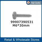 Klapikaane hammasrihma kaane kruvi 99907390531 Porsche Cayenne Panamera Macan jaoks M6x30mm 1pc