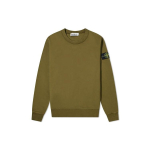 STONE ISLAND Kangav&auml;rvitud &Uuml;mmarguse Kaelusega Dressipluus 'Olive' Meeste 741563051-V0058 XL