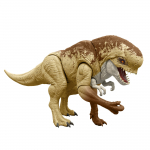 Mattel Jurassic World Battle Roaring Distoutus Rex Lastekuju Dinosaurus 50cm Vanuses 4 ja JGB58 Action! M&auml;nguasi, Umbes. Pikkus, &Uuml;les, Pruun,