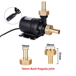 DC 12V 24V K&otilde;rgsurve &Uuml;li Veepump 1/2 V&auml;liskeerme Liides Madal M&uuml;ra 800L/H Kalapaagi Pump 8/10/12/16mm &Uuml;hendus 1 tk (as the picture,12V)