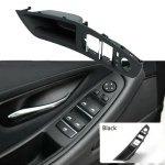 Ukse l&uuml;litipaneel BMW F10 F11 535i 528i esimesele vasakule uksele akna juhtl&uuml;liti paneeli liist Black Window Relay Plate