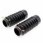 1 paar universaalseid mootorratta kedreid Gators Boot Shock Protector tolmukaitse kummist esihargi kate Yamaha Suzuki Kawasaki jaoks