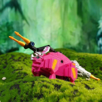 Keeppley ehitusklotsid Zyuden Sentai Kyoryuger T-Rexi mudel Tugev Draakonijumal Dinosaurusm&auml;nguasi L&otilde;igatavad kaunistused Kingitus no box green