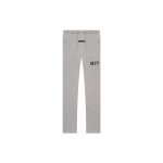 Fear Of God Essentials 1977 Seeria L&otilde;dvad Dressip&uuml;ksid Flokeeritud Tr&uuml;ki ja Fliisvoodriga Meeste Alaosad Tume Kaer FOG-SS22-233 L
