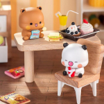 Uus Originaal Armas Panda Yier Ja Bubu Paar Igap&auml;evane Seeria V3 Anime Kawaii Kuju Trendikas Kodu Dekoor Kogutav M&auml;nguasi Kingitus Opened Confirmed white